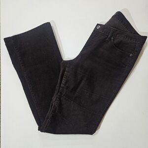 Ann Taylor Loft Modern Boot‎ Corduroy Pants Womens Size 12 Brown Retro Style